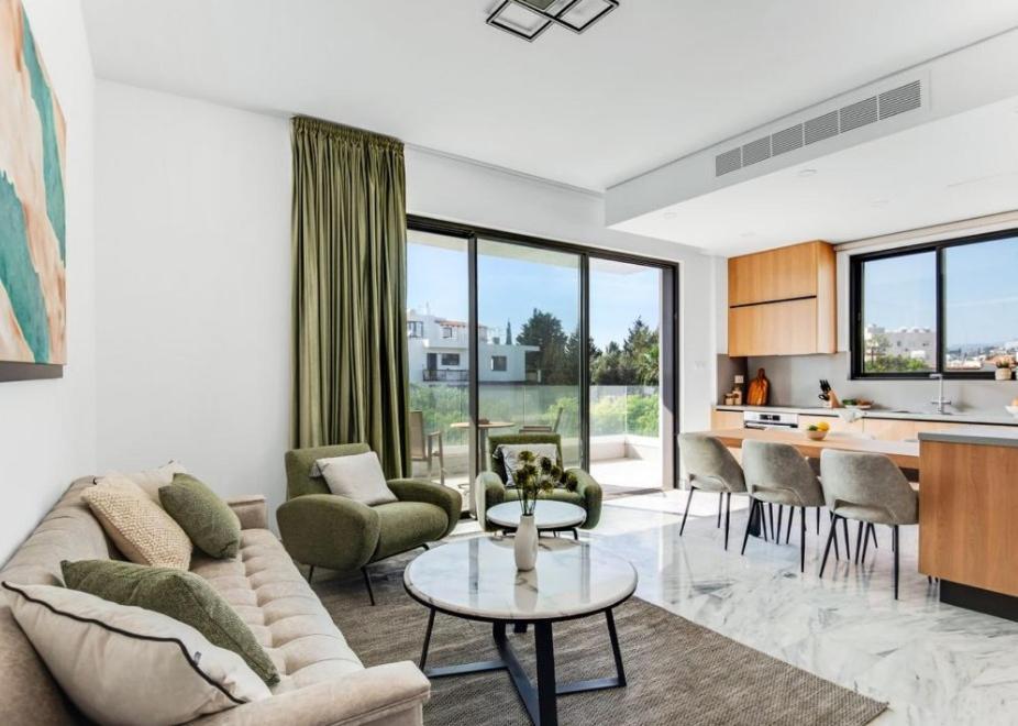 Olive Shared Pool Apartments Paphos Exterior photo